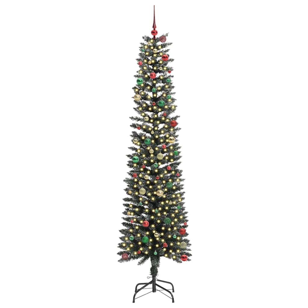 Kunstig juletre grønn 58 x 58 x 240 cm PVC og plast og stål