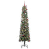 Kunstig juletre grønn 58 x 58 x 240 cm PVC og plast og stål