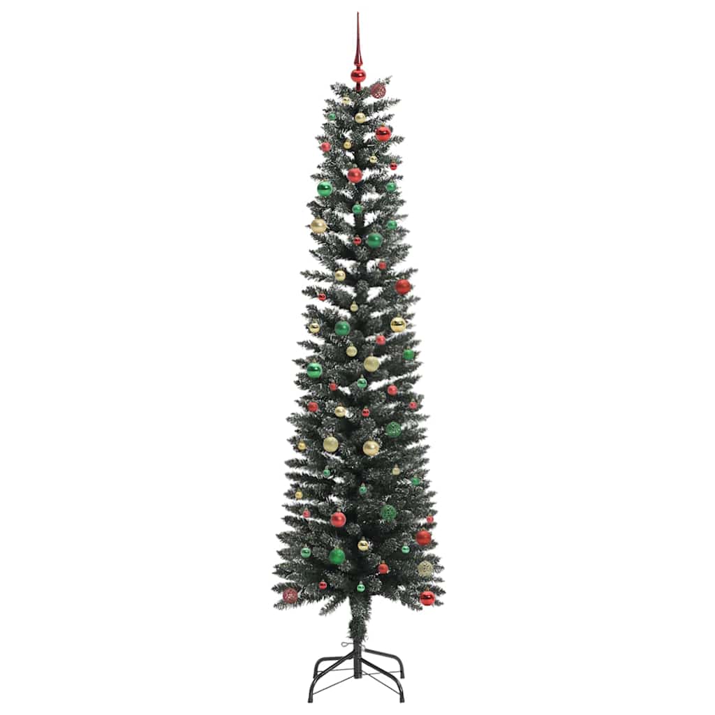 Kunstig juletre grønn 58 x 58 x 240 cm PVC og plast og stål