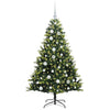 Kunstig Hengt Julegran med 150 LED-lys grønn 120 cm PVC og PE