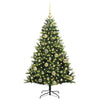 Kunstig Hengt Julegran med 150 LED-lys grønn 120 cm PVC og PE