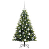 Kunstig Hengt Julegran med 150 LED-lys grønn 120 cm PVC og PE