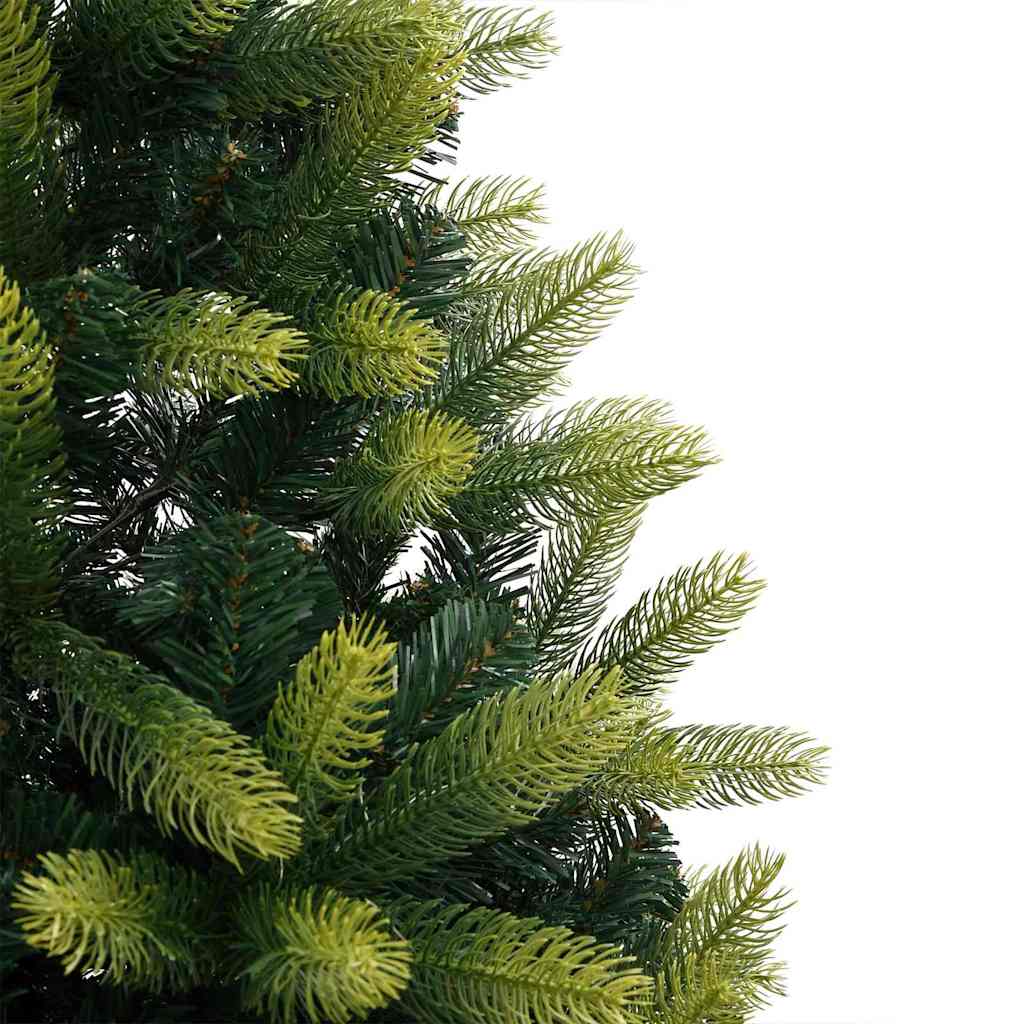 Kunstig Hengt Julegran med 150 LED-lys grønn 120 cm PVC og PE