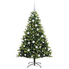 Kunstig Hengt Julegran med 150 LED-lys grønn 150 cm PVC og PE