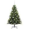 Kunstig Hengt Julegran med 150 LED-lys grønn 150 cm PVC og PE