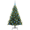Kunstig Hengt Julegran med 150 LED-lys grønn 150 cm PVC og PE