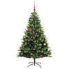 Kunstig Hengt Julegran med 150 LED-lys grønn 150 cm PVC og PE