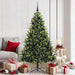 Kunstig leddet juletre med 300 LED-lamper grønn 180 cm