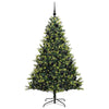 Kunstig Hengende Juletre 300 LEDs grønn 180 cm PVC og PE
