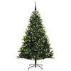 Kunstig Hengende Juletre 300 LEDs grønn 180 cm PVC og PE