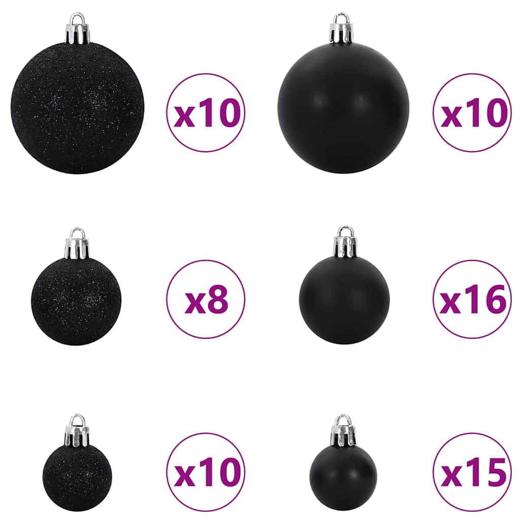 Kunstig leddet juletre med 300 LED-lamper grønn 180 cm