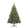 Kunstig Hengt Julegran med 300 LED-lamper grønn 180 cm