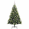 Kunstig Hengt Julegran med 300 LED-lamper grønn 180 cm