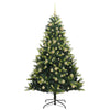 Kunstig Hengt Juletre med 300 LED-lamper grønn 180 cm PVC og PE