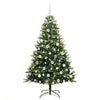 Kunstig hengende juletre med 300 LED-lamper grønn 180 cm