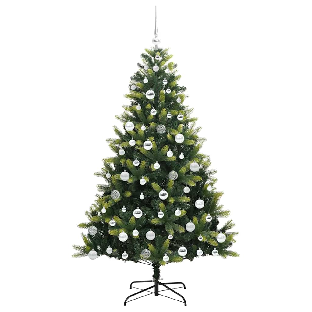 Kunstig hengende juletre med 300 LED-lamper grønn 180 cm