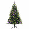 Kunstig Hengt Juletre 300 LEDs grønn 180 cm PVC og PE