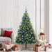 Kunstig leddet juletre med 300 LED-lamper grønn 180 cm