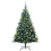 Kunstig hengende juletre med 300 LED-lamper grønn 180 cm
