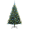 Kunstig hengende juletre med 300 LED-lamper grønn 180 cm