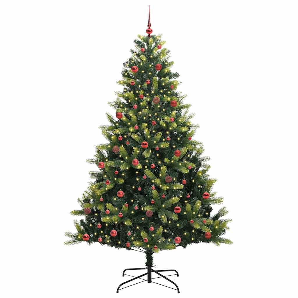 Kunstig Hengt Juletre 300 LED grønn 210 cm PVC og PE
