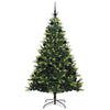 Kunstig Hengt Juletre med 300 LED-lys grønn 210 cm PVC og PE