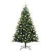 Kunstig Hengende Julegran 300 LED-er grønn 210 cm PVC og PE
