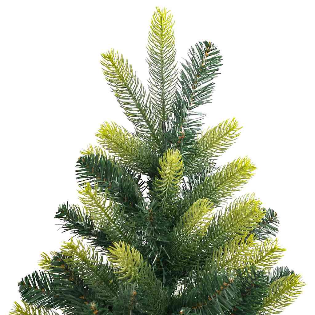 Kunstig sammenleggbart juletre med 300 lys grønn 210 cm