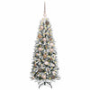 Kunstig juletre Hvit 53 x 53 x 120 cm PVC, plast, stål og PE