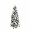 Kunstig juletre Hvit 53 x 53 x 120 cm PVC, plast, stål og PE