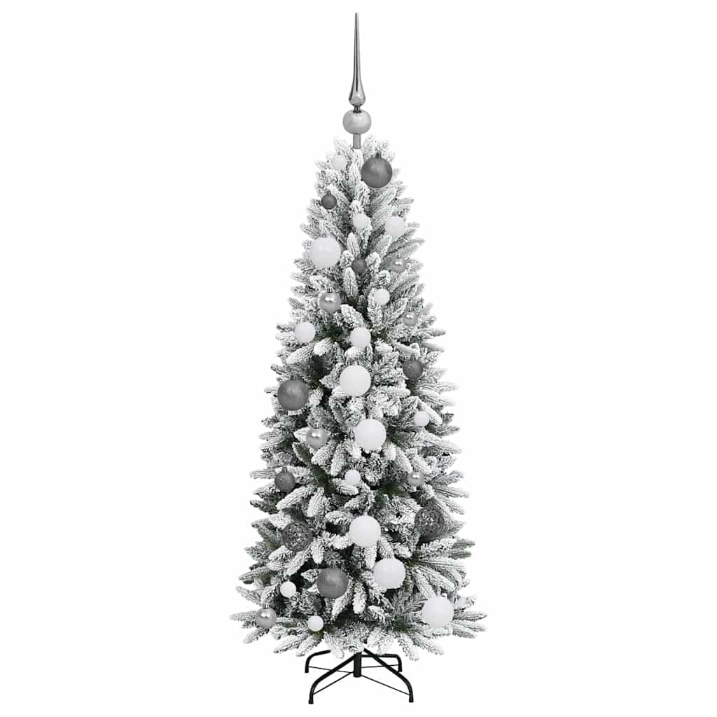 Kunstig juletre Hvit 53 x 53 x 120 cm PVC, plast, stål og PE