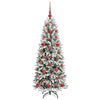 Kunstig juletre Hvit 53 x 53 x 120 cm PVC, plast, stål og PE