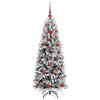Kunstig juletre Hvit 53 x 53 x 120 cm PVC, plast, stål og PE