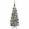 Kunstig juletre Hvit 53 x 53 x 120 cm PVC, plast, stål og PE