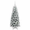 Kunstig juletre Hvit 53 x 53 x 120 cm PVC, plast, stål og PE