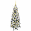 Kunstig juletre Hvit 53 x 53 x 120 cm PVC, plast, stål og PE