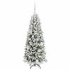 Kunstig juletre Hvit 53 x 53 x 120 cm PVC, plast, stål og PE