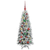 Kunstig juletre Hvit 53 x 53 x 120 cm PVC, plast, stål og PE