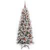 Kunstig juletre Hvit 63 x 63 x 150 cm PVC, plast, stål og PE