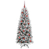 Kunstig juletre Hvit 63 x 63 x 150 cm PVC, plast, stål og PE