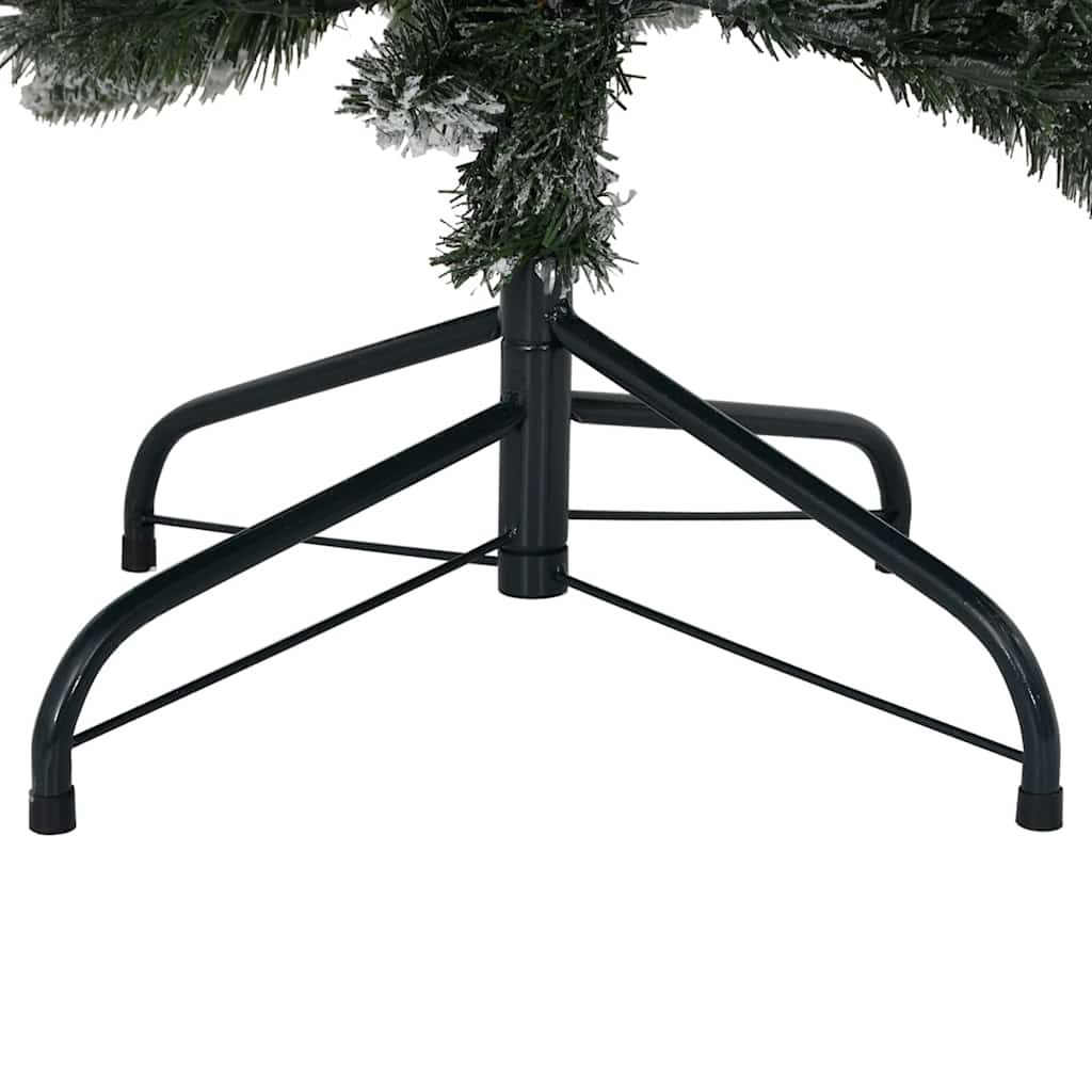 Kunstig juletre med 150 LED Hvit 150 cm PVC, plast, stål og PE