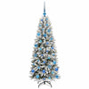 Kunstig juletre Hvit 63 x 63 x 150 cm PVC, plast, stål og PE