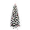 Kunstig juletre Hvit 63 x 63 x 150 cm PVC, plast, stål og PE