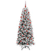 Kunstig juletre Hvit 73 x 73 x 180 cm PVC, plast, stål og PE