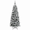 Kunstig juletre Hvit 73 x 73 x 180 cm PVC, plast, stål og PE