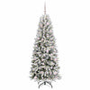 Kunstig juletre Hvit 73 x 73 x 180 cm PVC, plast, stål og PE