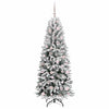 Kunstig juletre Hvit 73 x 73 x 180 cm PVC, plast, stål og PE