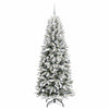 Kunstig juletre Hvit 73 x 73 x 180 cm PVC, plast, stål og PE