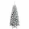Kunstig juletre Hvit 73 x 73 x 180 cm PVC, plast, stål og PE