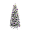 Kunstig juletre Hvit 73 x 73 x 180 cm PVC, plast, stål og PE